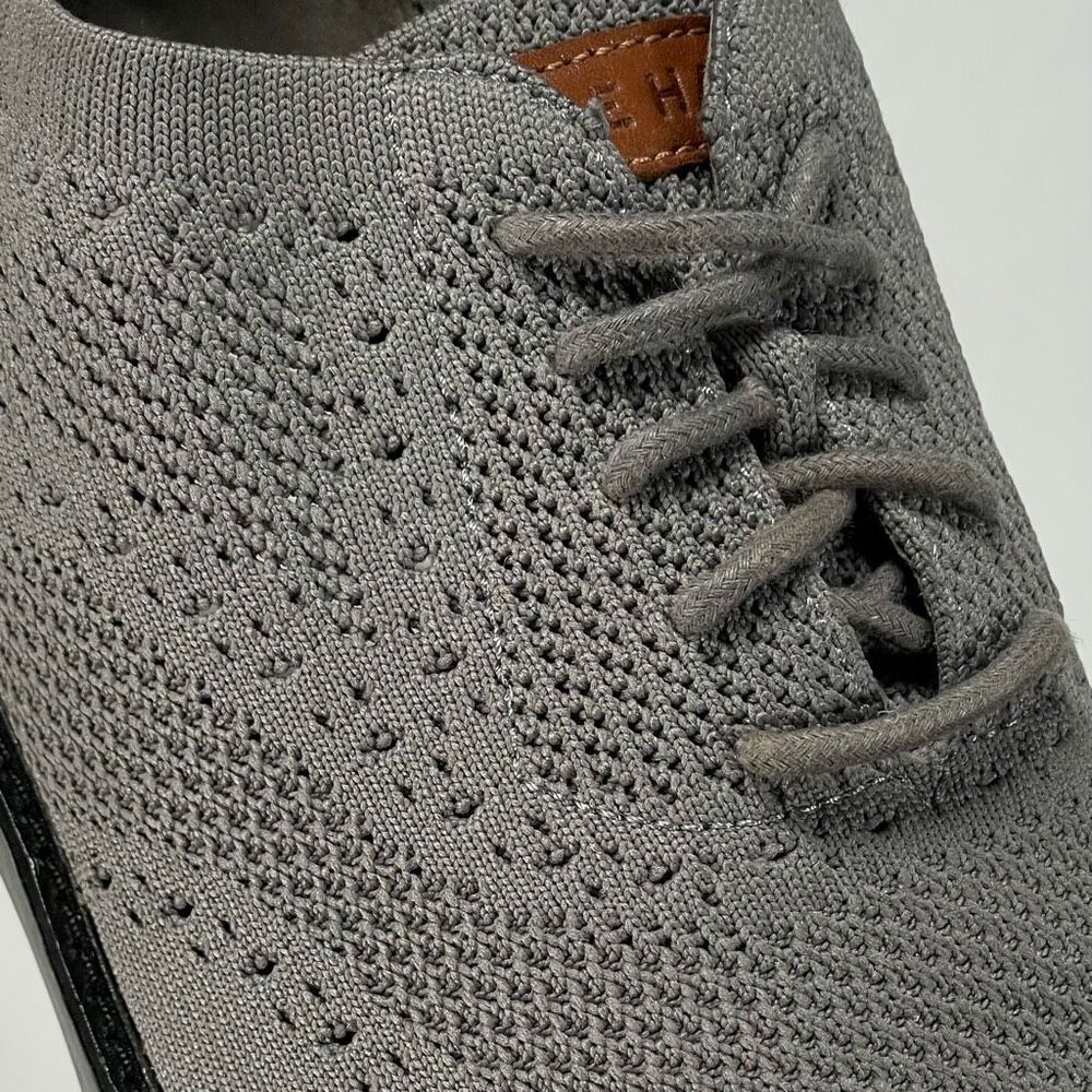Cole Haan Grandevolution Mens 10.5 Grey Stitchlite Oxford Derbys - Picture 4 of 11